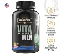 Vita Men 180 табл. / Maxler / Витаминный комплекс / Витамины для мужчин