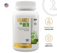 Витамины для мужчин с Омега 3 Maxler Balance for Men ( мультивитамины / витамины группы В / омега 3 ) - 90 гелевых капсул